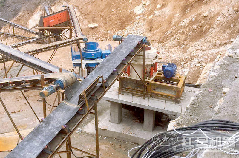 時産200噸石料生産現場 時産200噸石料生産現場