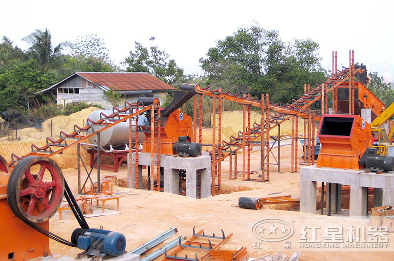 反擊破碎石機生産現場 反擊破碎石機生産現場