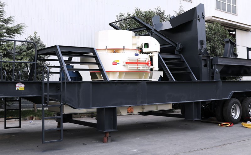 河卵石移動制砂機廠區實拍圖 河卵石移動制砂機廠區實拍圖