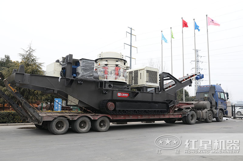 紅星河卵石移動制砂機發貨現場 紅星河卵石移動制砂機發貨現場