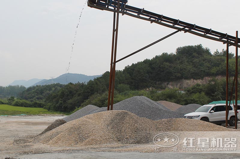 砂石生産現場 砂石生産現場