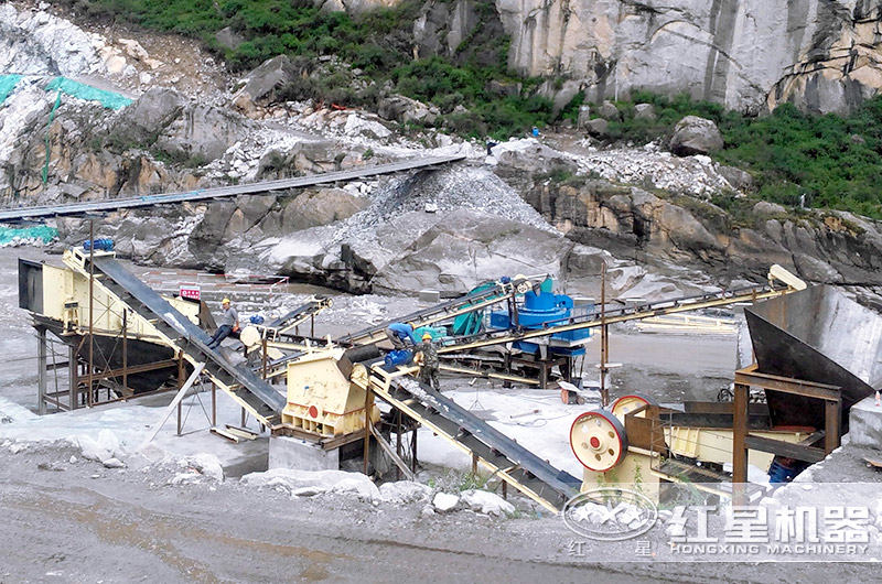 岩石制砂設備生産現場 岩石制砂設備生産現場