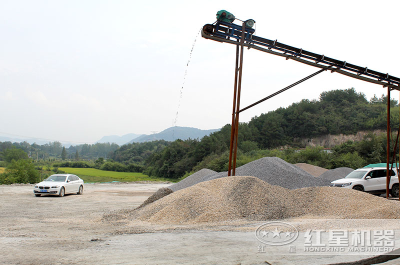 加工處理後的石料 加工處理後的石料