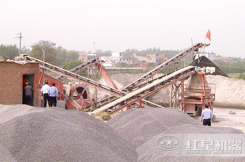 制砂生産現場 制砂生産現場