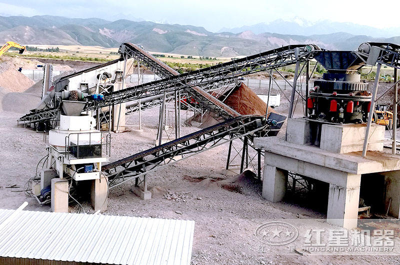 砂石生産現場:圓錐破碎機+沖擊式破碎機 砂石生産現場:圓錐破碎機+沖擊式破碎機