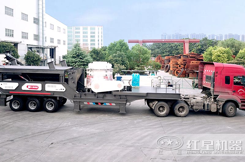 移動式水泥路面破碎機發貨現場圖 移動式水泥路面破碎機發貨現場圖