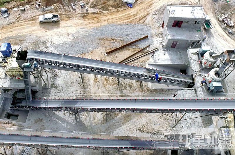 俯瞰桐柏破碎生産線現場 俯瞰桐柏破碎生産線現場