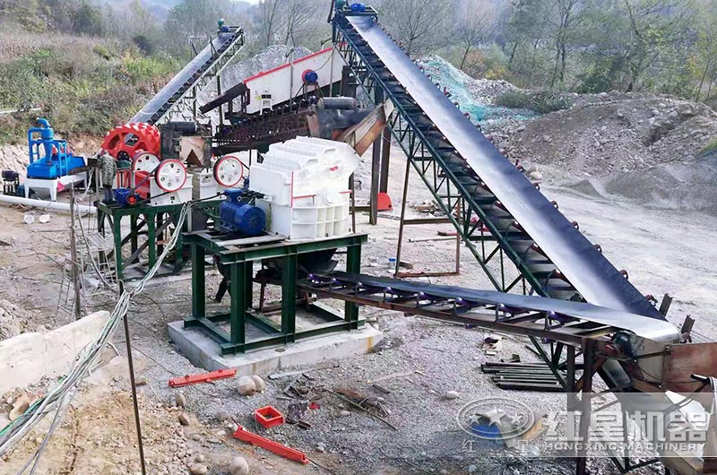 小型石子粉碎機生産現場圖 小型石子粉碎機生産現場圖