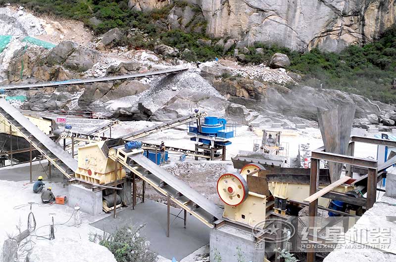 山東幹式機制砂生産線實拍圖 山東幹式機制砂生産線實拍圖