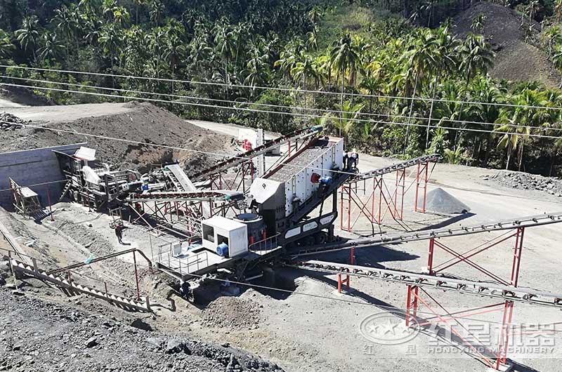 移動機制砂生産線,多台聯合作業 移動機制砂生産線,多台聯合作業