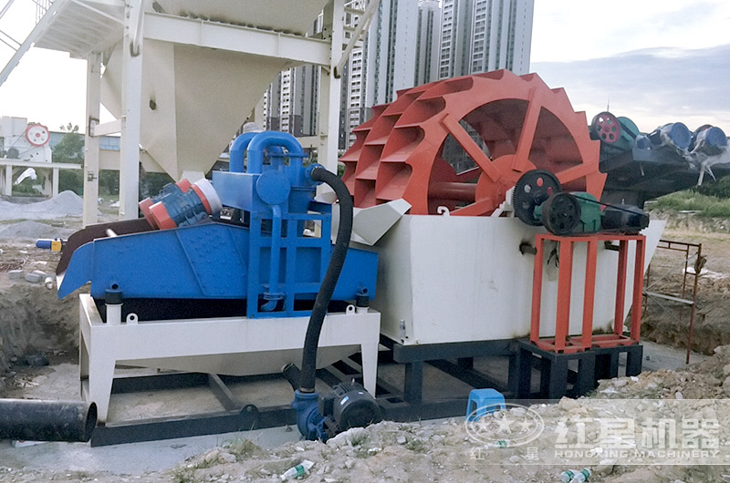 洗沙現場,一睹洗砂機風采 洗沙現場,一睹洗砂機風采