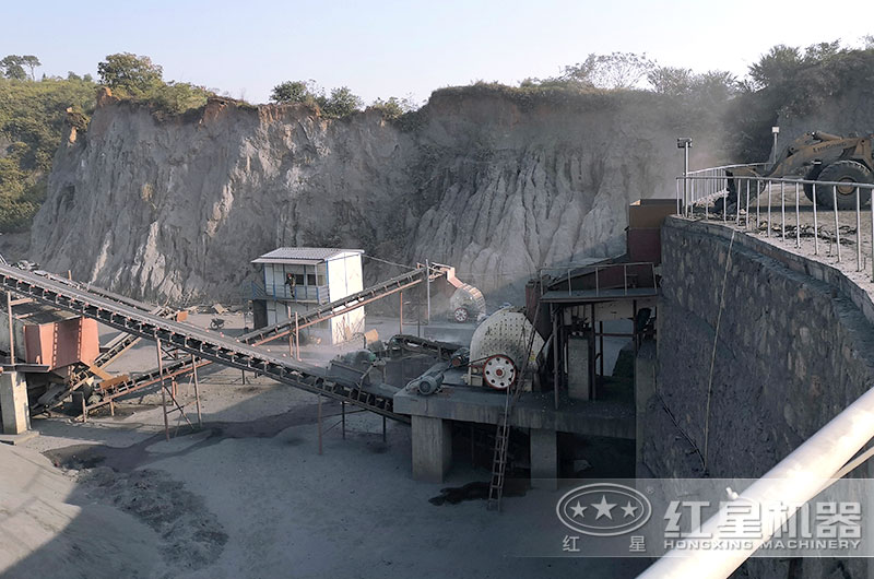 煤矸石碎石生産線,錘式破碎機,簡化工藝流程 煤矸石碎石生産線,錘式破碎機,簡化工藝流程