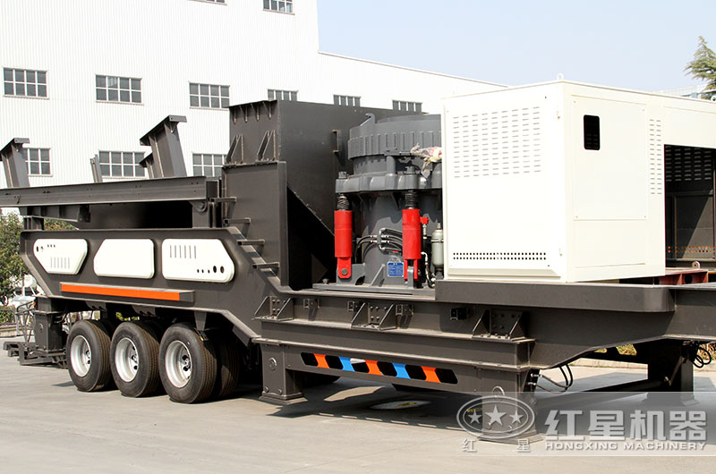 輪胎式圓錐移動破碎機廠區實拍圖 輪胎式圓錐移動破碎機廠區實拍圖