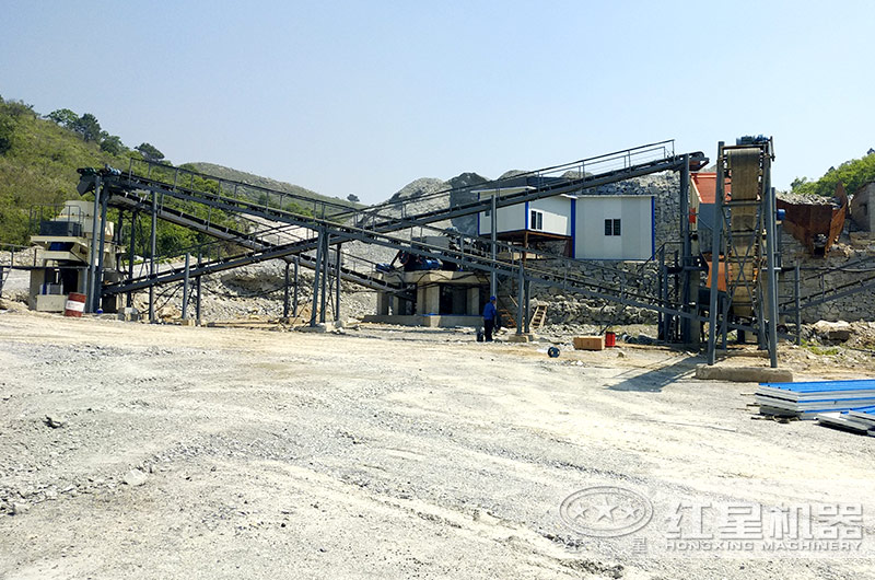 湖北廣水機制砂生産線全景圖,全套設備一覽無餘 湖北廣水機制砂生産線全景圖,全套設備一覽無餘