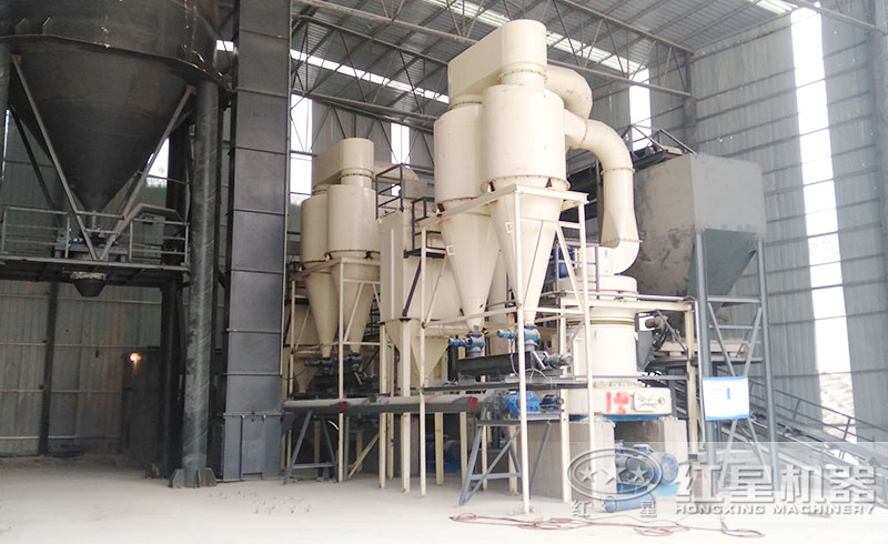 石灰石磨粉現場 石灰石磨粉現場