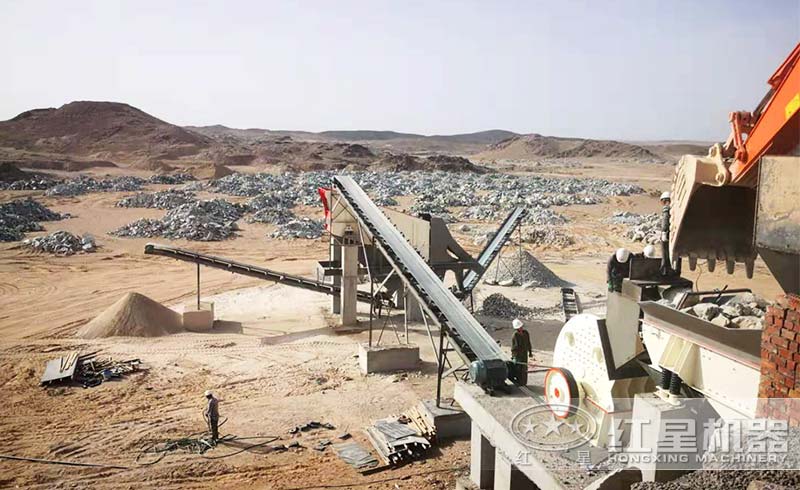單機制砂現場 單機制砂現場