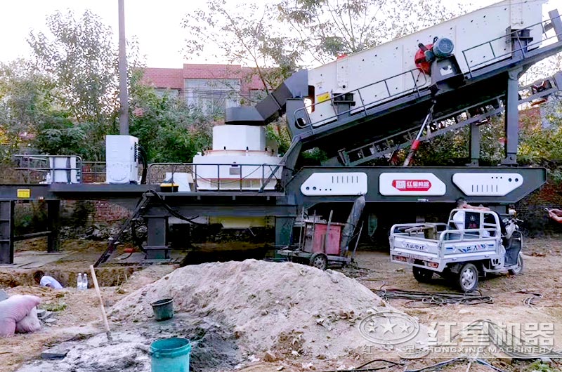 移動式制沙機設備生産現場圖 移動式制沙機設備生産現場圖