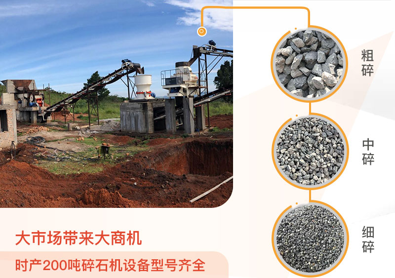 時産200噸碎石機生産線 時産200噸碎石機生産線