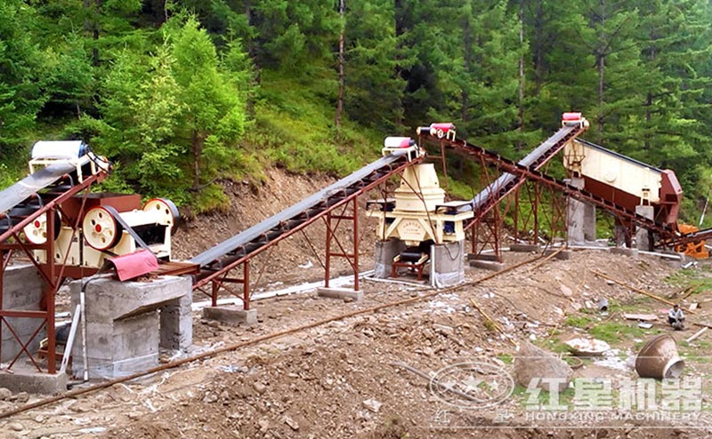 小型砂石廠順利運行 小型砂石廠順利運行