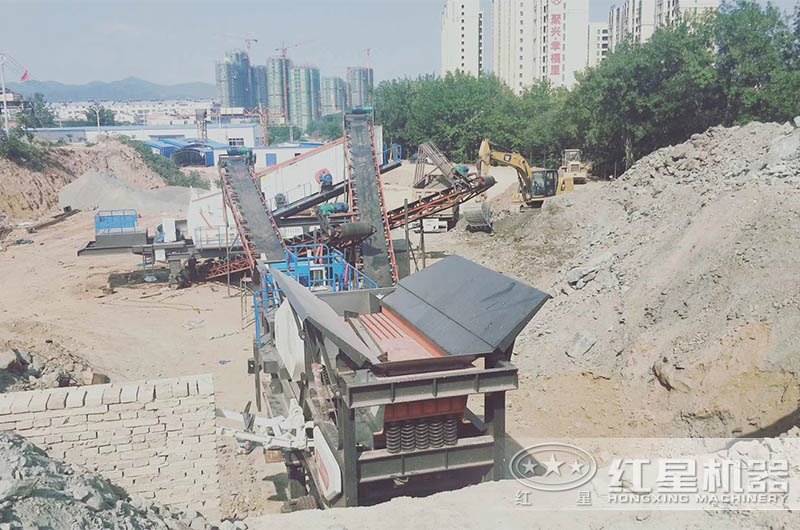 城市混凝土破碎現場 城市混凝土破碎現場