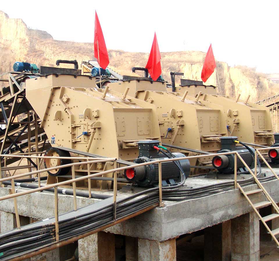 廢棄建築制砂生産線