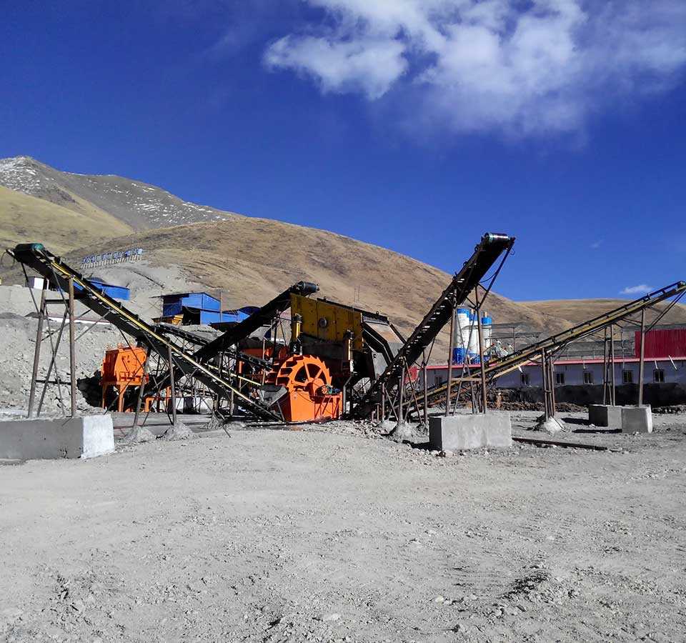 青石制砂生産線