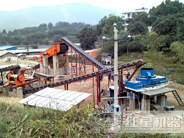 石灰石生産線工藝流程圖