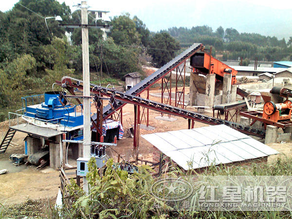 制砂生産線現場圖片
