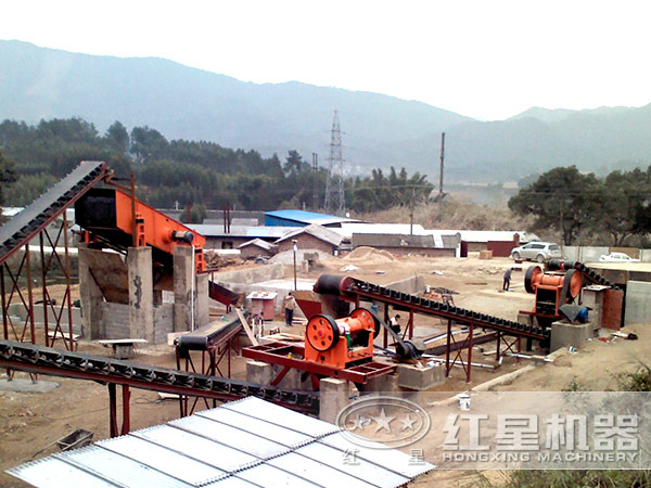 制砂生産線現場圖片
