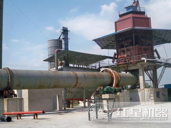 高嶺土回轉窯圖