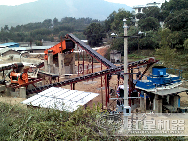 石子生産線現場圖