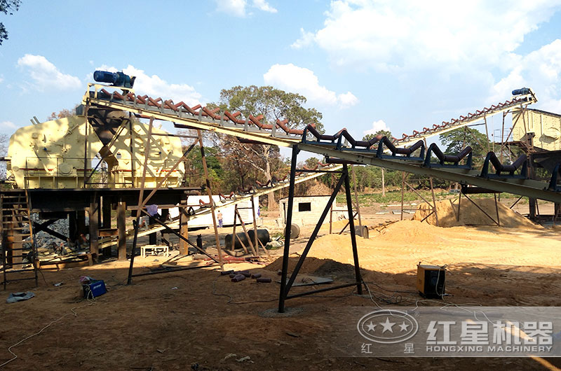 石頭破碎機生産現場圖