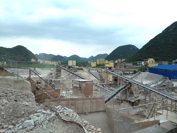 建築垃圾制砂生産線圖