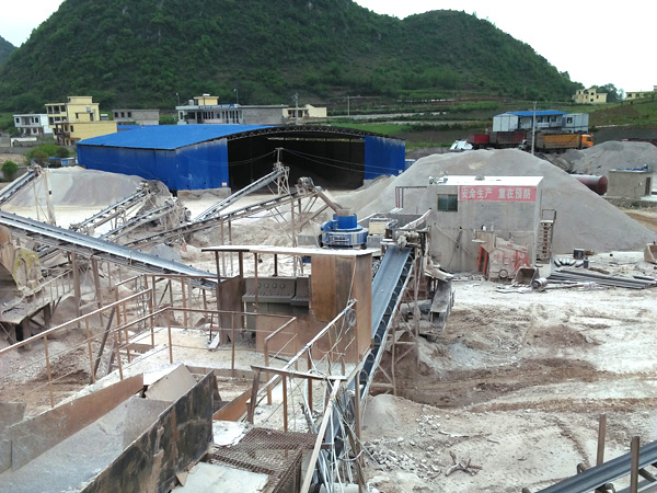 建築垃圾制砂生産線圖