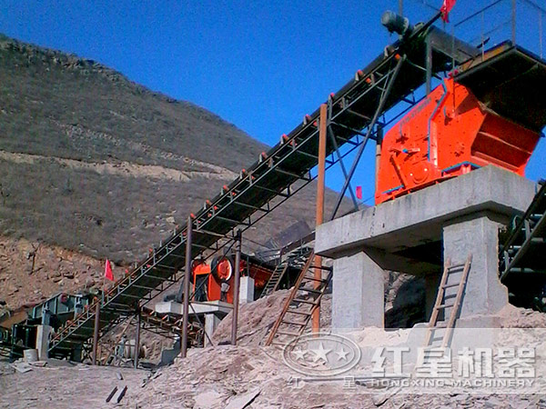 金剛砂制砂生産線圖