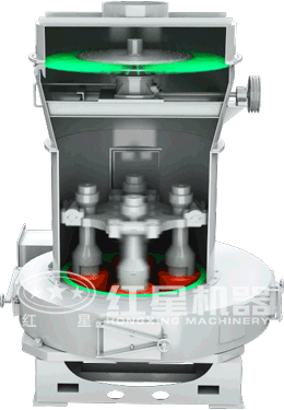 雷蒙磨粉機動态原理圖