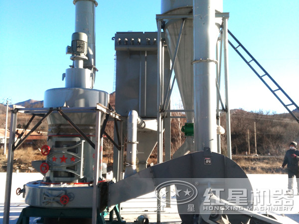 滑石磨粉生産現場圖