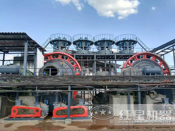 螢石浮選生産現場版實拍圖