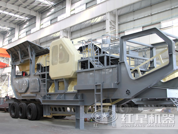 建築垃圾破碎站側面圖