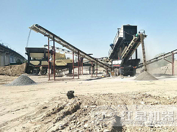 建築垃圾移動破碎站