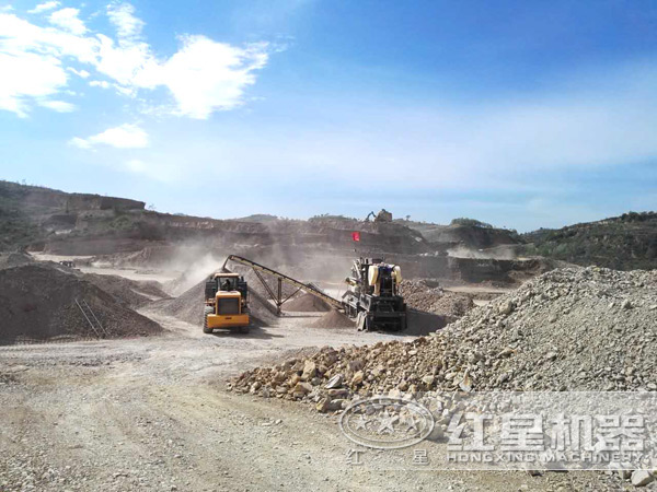 建築垃圾處理現場圖