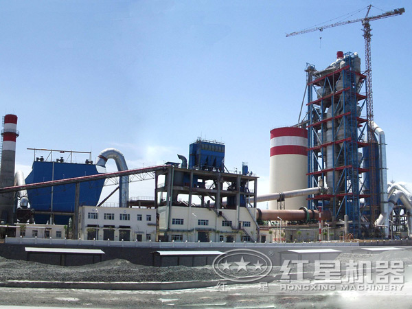 成套水泥設備生産現場圖