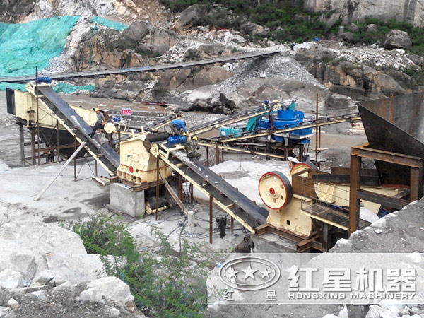 破碎生産現場圖