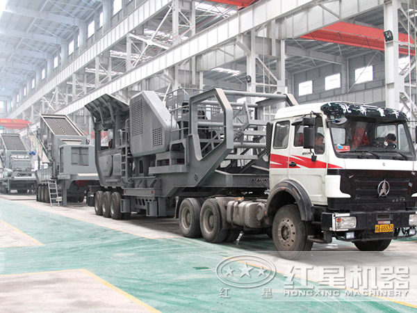 輪胎式破碎站發貨圖