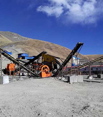 青石制砂生産線