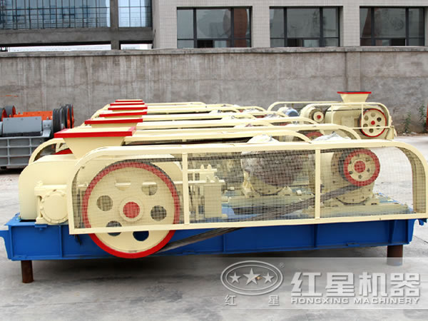 時産20噸雙輥破碎機