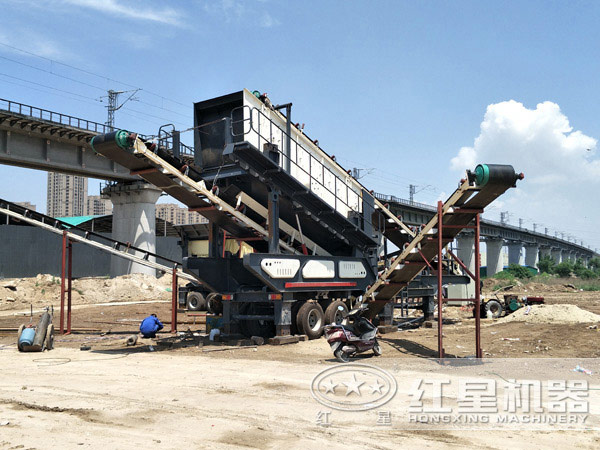 流動磨砂機用戶現場實拍圖