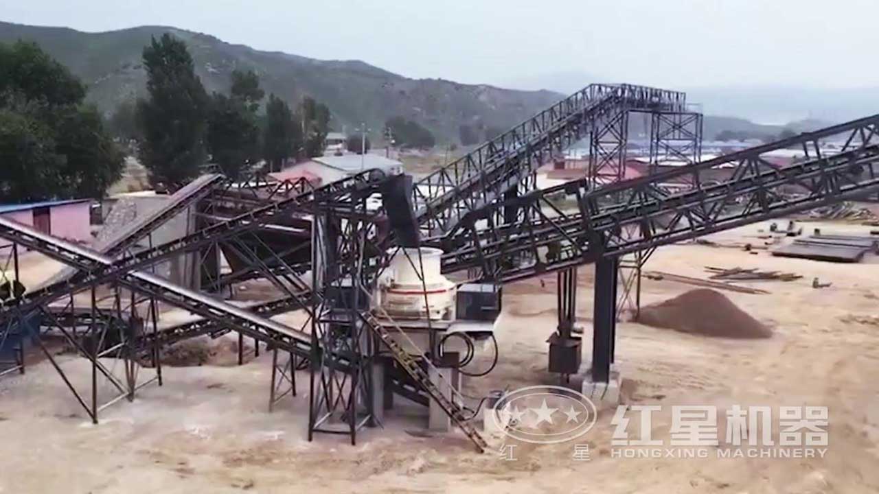 制砂生産線視頻-河北客戶作業現場