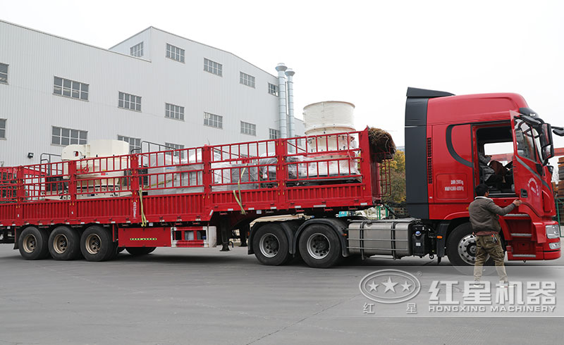 時産200立方制砂機發往山西