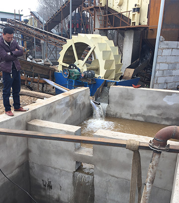 河南鄭州時産100噸水洗石粉生産線